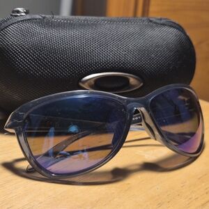 Oakley Dark Blue Sunglasses with Case